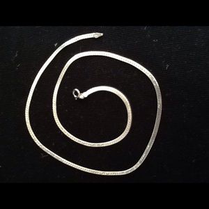 NEW 925 ITALIAN STERLING SILVER CHAIN 18"